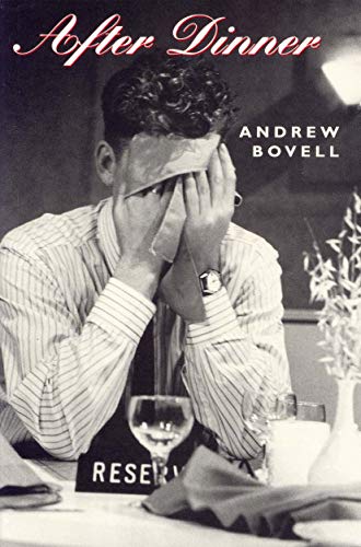 Book cover: distressed man at a restaurant table, striped shirt.