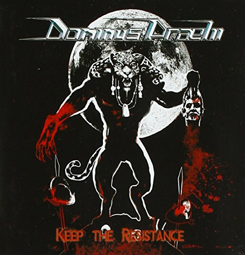 CD cover: black background with a panther holding a skull, red splatters.