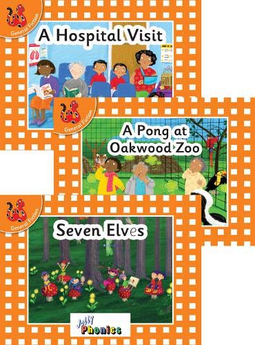 Jolly Phonics Orange Level Readers Set 5: in Precursive Letters (British English edition)