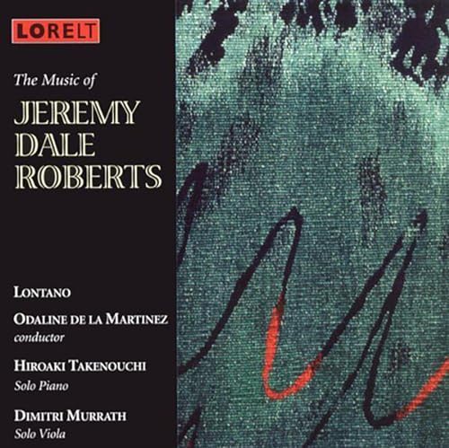 CD cover for "Winter Music" by Jeremy Dale Roberts, teal abstract design.