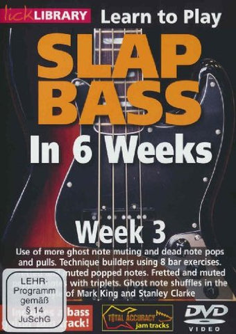 Lick Library: Phil Williams' Slap Bass In 6 Weeks - Week 3  [DVD]