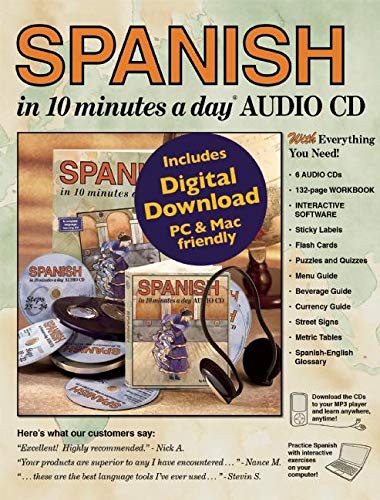 Various - SPANISH in 10 Minutes a Day (R) Audio CD