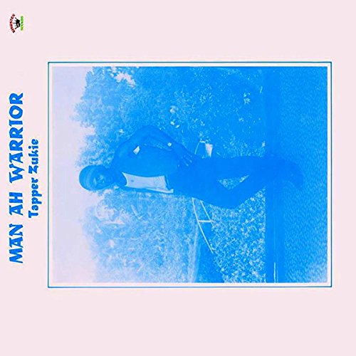 Album cover for "Man Ah Warrior" by Tapper Zukie, featuring a silhouetted figure.