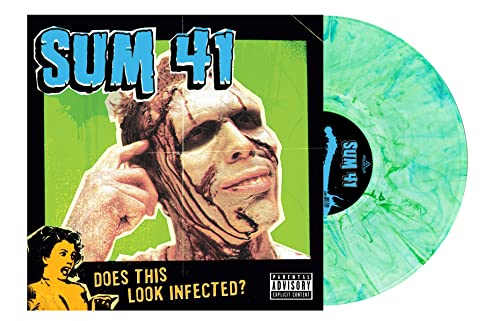 Sum 41 - Does This Look Infected Green w/ Orange Specs (Blue Label Print) [VINYL]