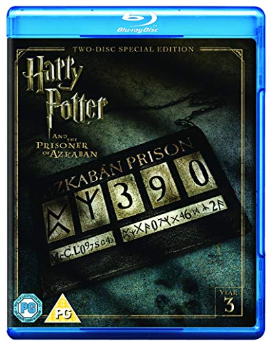 Blu-ray case for "Harry Potter and the Prisoner of Azkaban" with a prison image.