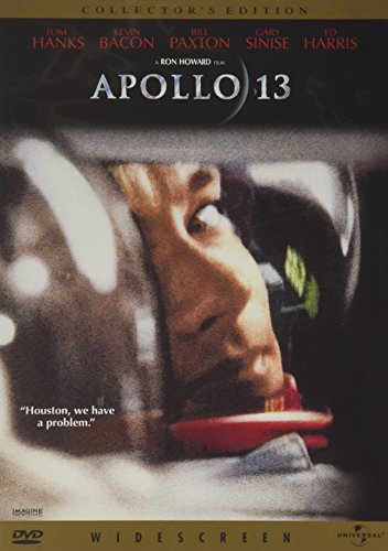Apollo 13 DVD cover featuring an astronaut's face inside a helmet.
