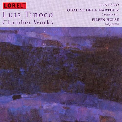 CD cover for "Chamber Works" by Luís Tinoco, with a landscape painting.