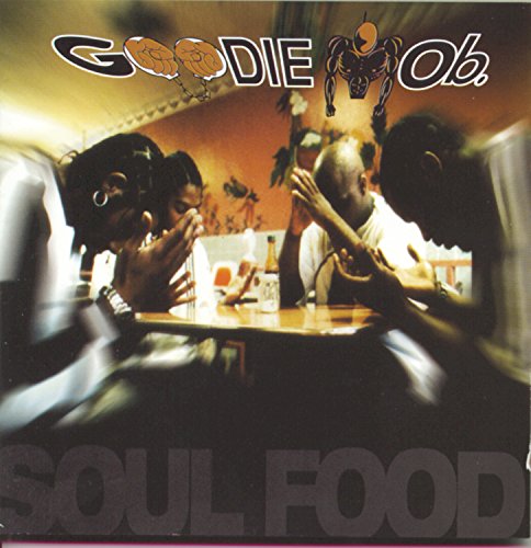 GOODIE MOB “Soul Food” CD cover: group at a diner table.