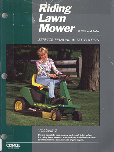 Riding Lawn Mower Service Manual