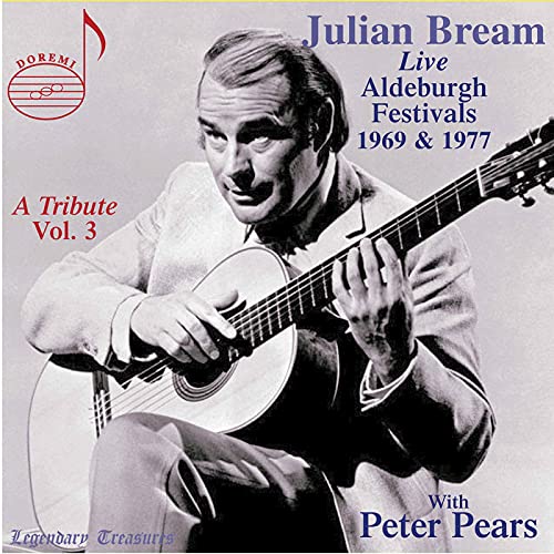Bream/pears - Julian Bream Live, Vol. 3 [Julian Bream; Peter Pears] [Doremi: DHR-8155] [CD]