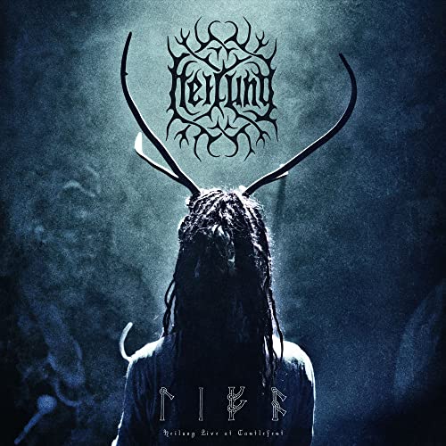 CD cover for Heilung's "Lifa" live album, featuring antlers and runes.