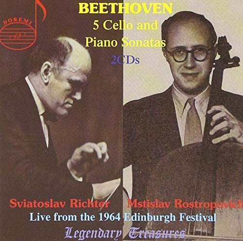 Rostropovich/richter - Beethoven - (5) Cello Sonatas [CD]