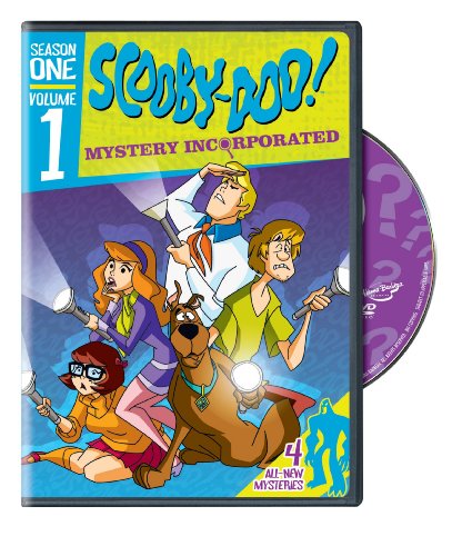 Scooby-Doo Mystery Incorporated" Season One DVD case with cartoon characters.