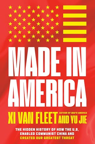 Book cover: red, white, and yellow design with title "Made in America".
