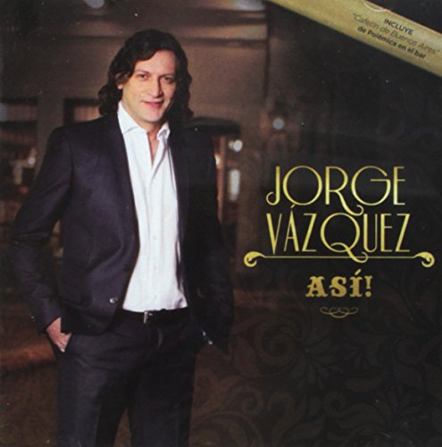 CD cover featuring Jorge Vázquez in a dark suit against a blurred background.