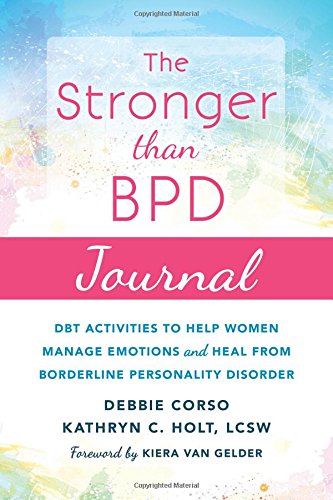 Book cover with pink and blue text on a colorful abstract background.