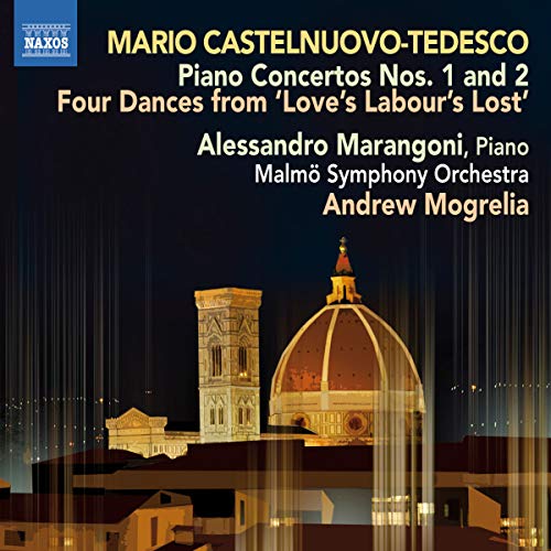 Marangonimalmo Somogrelia - Castelnuovo-Tedesco: Piano Concertos Nos. 1/ 2 F-B (Naxos: 8.572823) [CD]