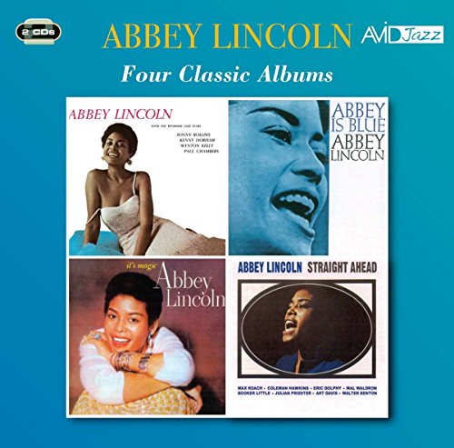 CD cover featuring four Abbey Lincoln album covers on a teal background.