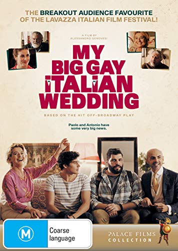 DVD cover for "My Big Gay Italian Wedding" featuring a group portrait.