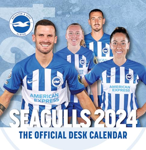 The Official Brighton & Hove Albion FC Desk Calendar 2024