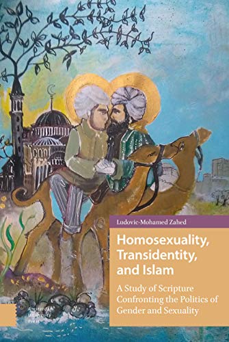Book cover depicting two men on a camel with a mosque background.