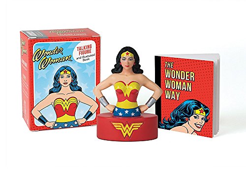 Wonder Woman Talking Figure And Illustrated Book