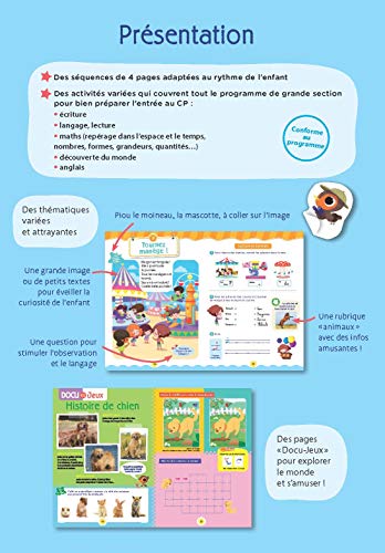 Cahier de vacances 2020, de la GS vers le CP 5-6 ans