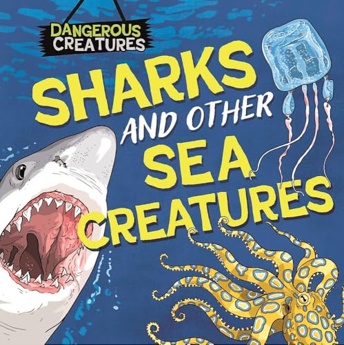 Book cover featuring a shark, jellyfish, and octopus in blue tones.