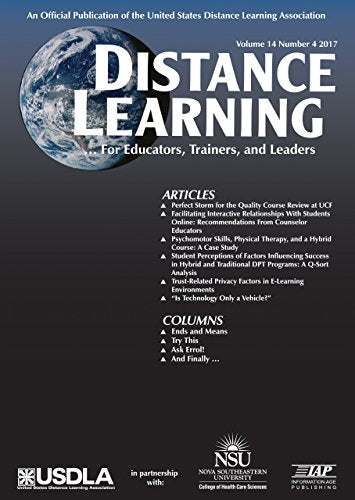 Distance Learning Vol 14 Issue 4