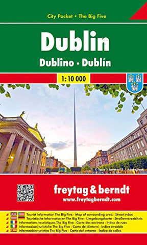 Dublin Map 1:10 000: City Map 1:10 000: Stadskaart 1:10 000
