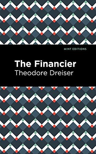 Book cover for "The Financier" by Theodore Dreiser, patterned design.