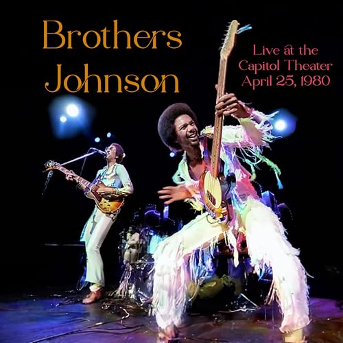 Brothers Johnson album cover featuring two musicians on stage, 1980.