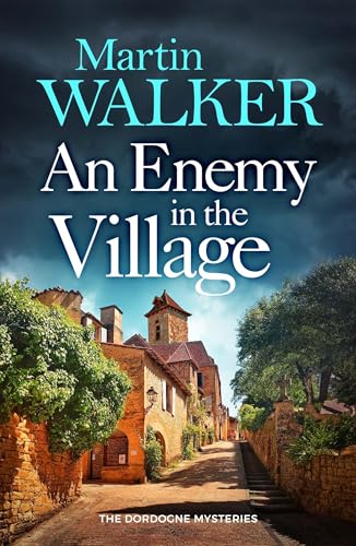 Book cover: "An Enemy in the Village" with a French village scene.