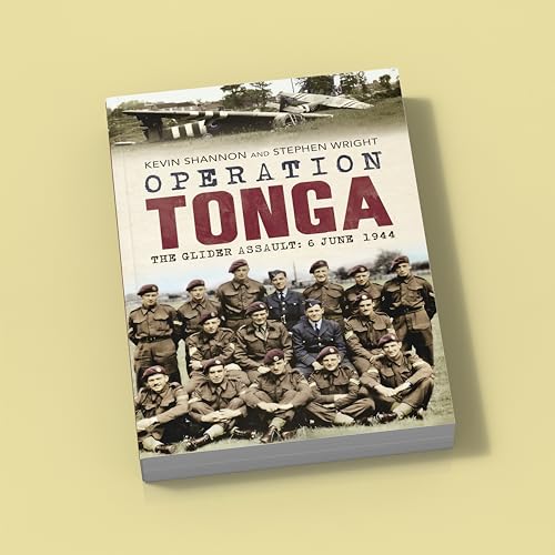 Book cover depicting WWII British paratroopers and a military glider.