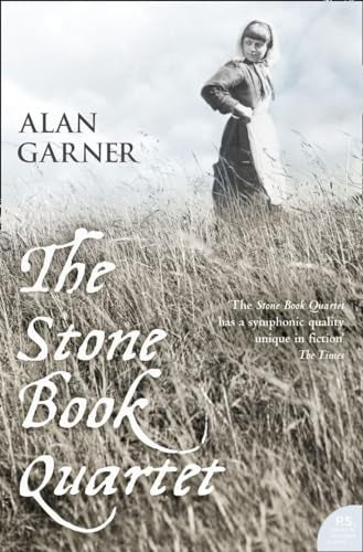 Book cover: “The Stone Book Quartet” by Alan Garner, sepia-toned image.