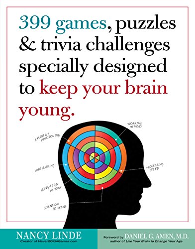 399 Games, Puzzles & Trivia Challenges Specially Designed To Keep Your Brain Young.