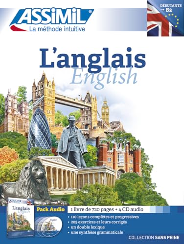 L'Anglais  (Book & 4 Audio Cds)