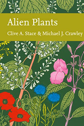 Book cover with illustrated exotic plants and the title "Alien Plants".