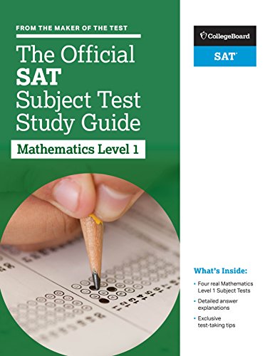 The College Board - The Official SAT Subject Test in Mathema