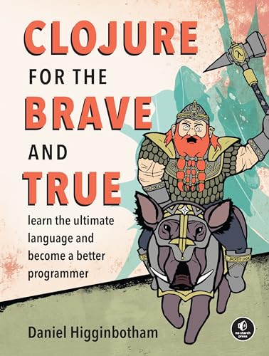 Book cover featuring a cartoon dwarf riding a boar and holding a hammer.