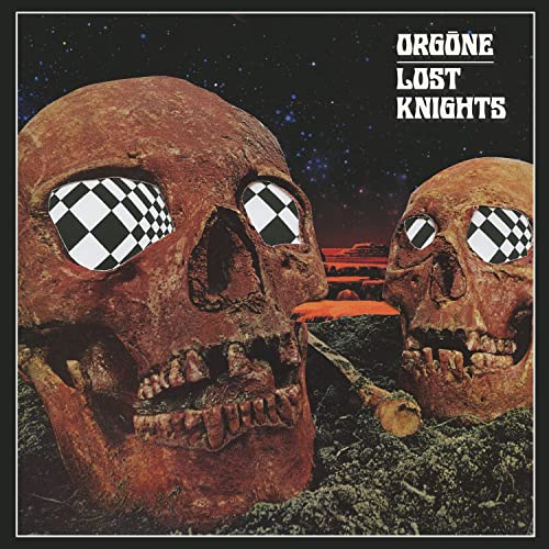 Album cover: two skulls with checkered eyes against a starry sky.