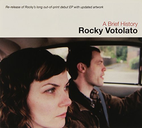 CD cover for Rocky Votolato’s “A Brief History” featuring two people in a car.