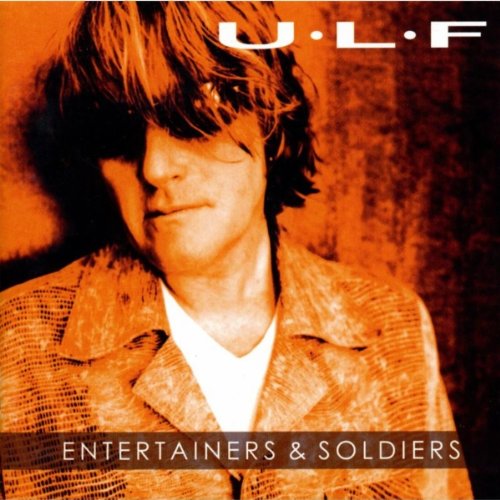CD cover for Ulf Christiansson’s “Entertainers & Soldiers,” featuring a portrait.