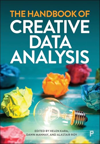 Book cover: "The Handbook of Creative Data Analysis" with crumpled paper and a lightbulb.