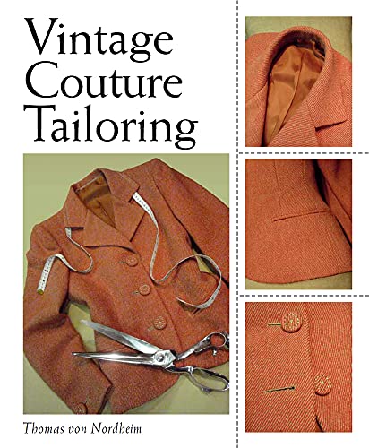 Book with sewing patterns and tailoring techniques, likely with photographs and illustrations inside.