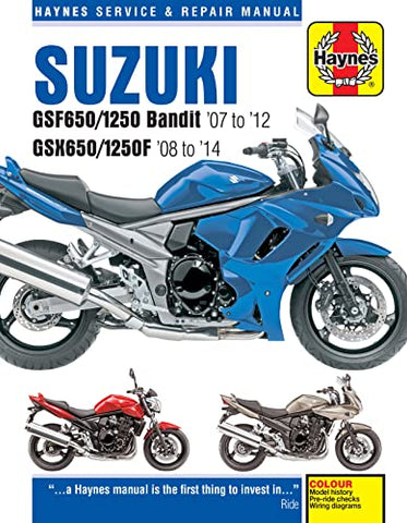 Suzuki GSF650/1250 Bandit & GSX650/1250F (07-14) Haynes Manual (Paperback)