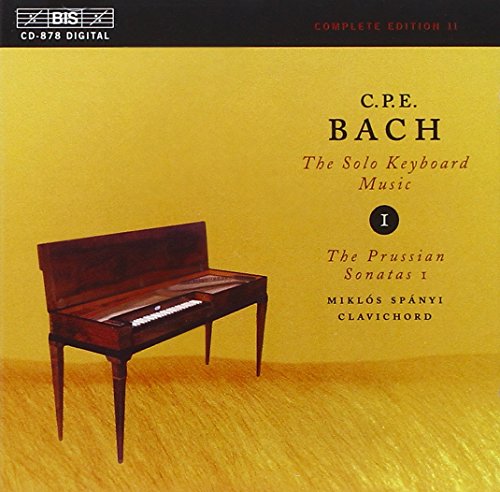 Spanyi Miklos - CPE Bach: The Solo Keyboard Music, Vol 1 - The Prussian Sonatas I /Spányi [CD]