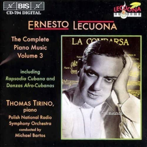 Bartospolish Nrsotirino - Lecuona/Complete Piano Music - Vol 3 [CD]