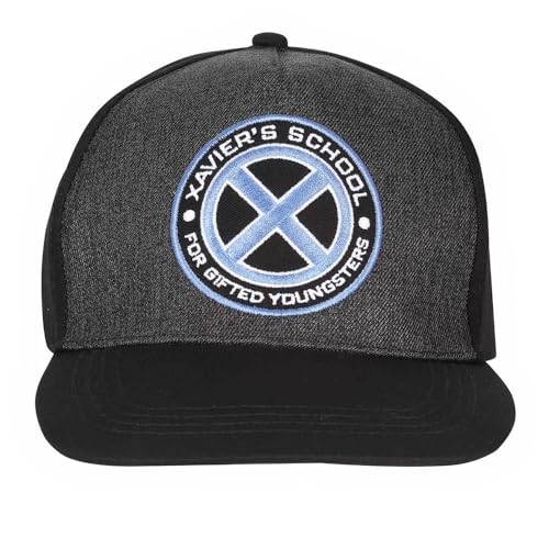Marvel Comics X-Men - Xavier Logo (Unisex Grey Snapback Cap) One Size