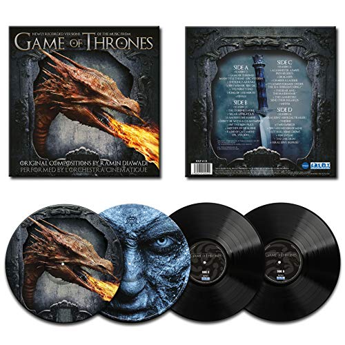 Music From Game Of Thrones - Game Of Thrones Vol 1, Double LP Picture 12" Vinyl, 180 Gram, LP Record, Label: MUSICBANK [VINYL]